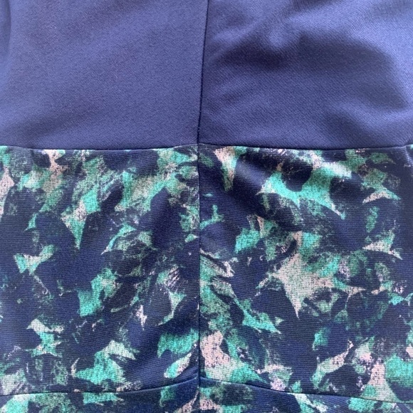 Eva Franco Sweetheart Neckline Floral Drop Waist Mini Dress Size Large - Picture 14 of 14